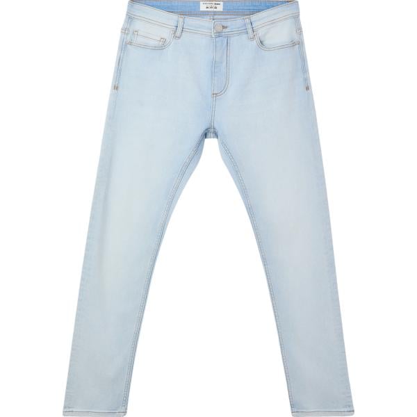 jeans skinny Terranova grigio tinta unita