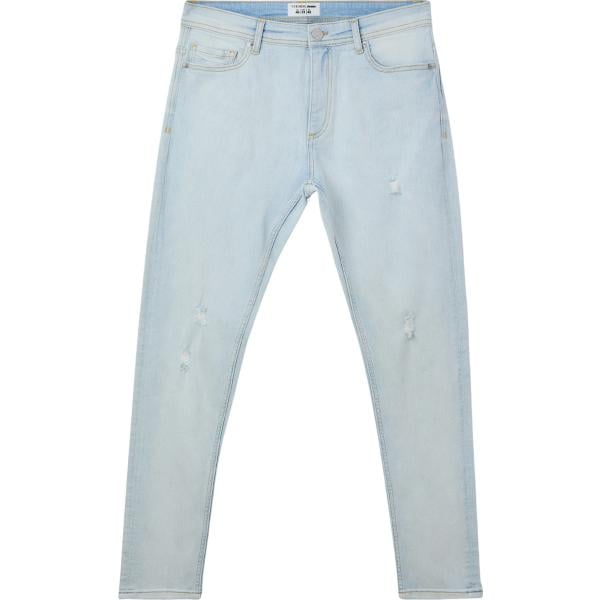 jeans strappati Terranova verde