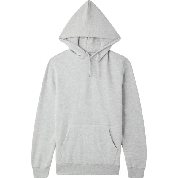 felpe con cappuccio Terranova grigio tinta unita