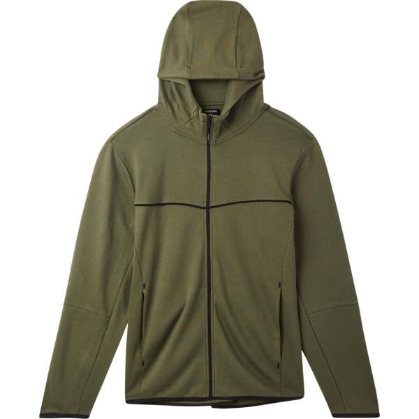felpe con cappuccio Terranova verde tinta unita