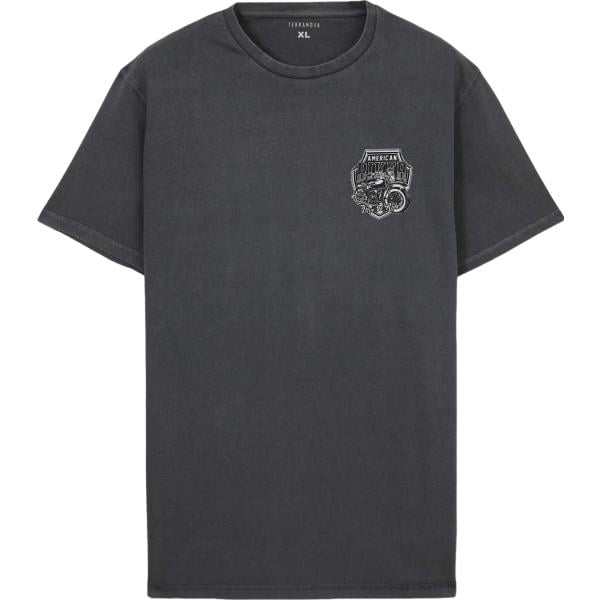 t-shirt Terranova grigio con stampe