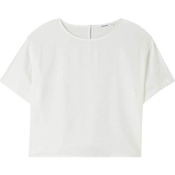 bluse Terranova bianco tinta unita