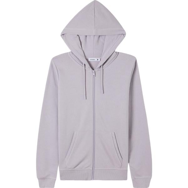 felpe con cappuccio Terranova viola tinta unita