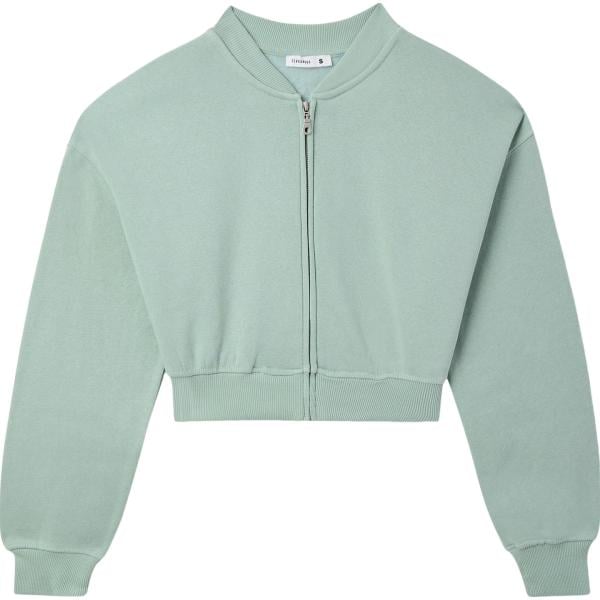 bomber Terranova verde tinta unita