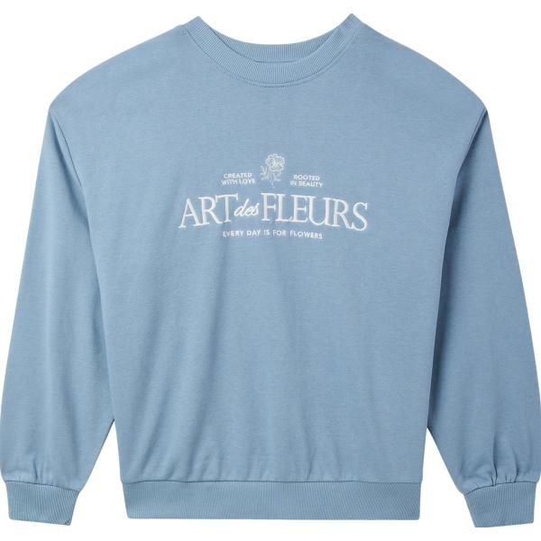 felpe Terranova blu con stampe