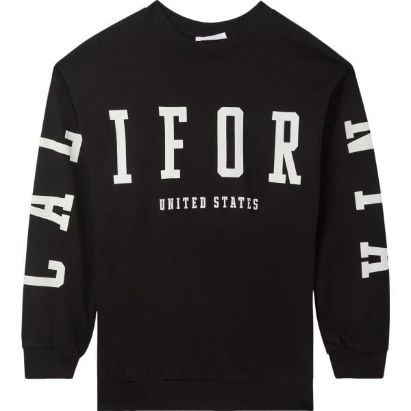 felpe Terranova nero con stampe