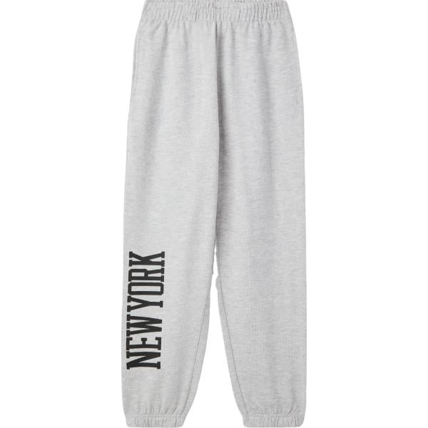 pantaloni Terranova grigio con stampe