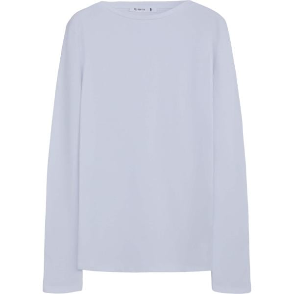 t-shirt Terranova bianco tinta unita