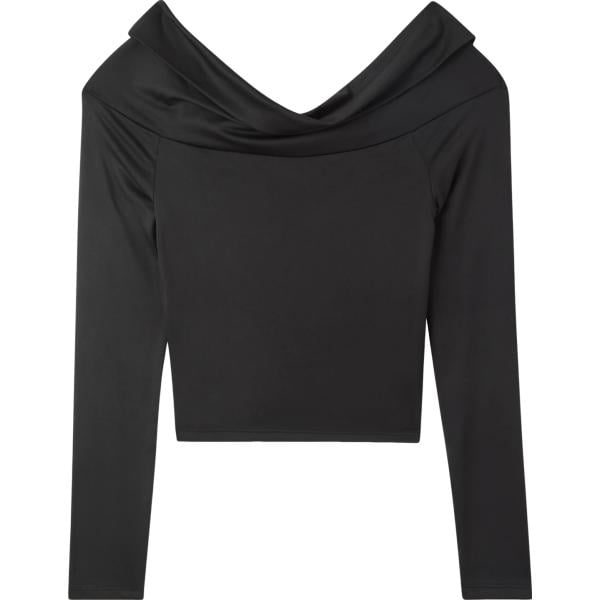 t-shirt Terranova nero tinta unita