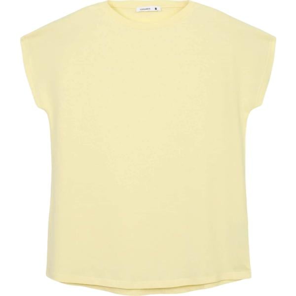 t-shirt Terranova giallo tinta unita