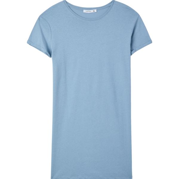 t-shirt Terranova blu tinta unita
