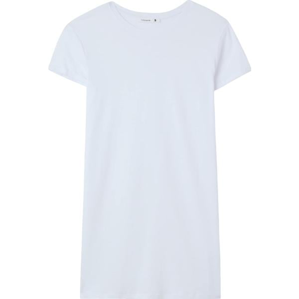 t-shirt Terranova bianco tinta unita