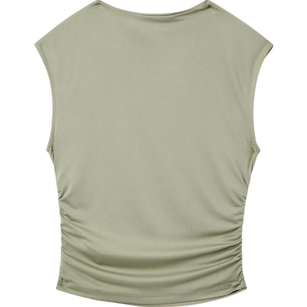 t-shirt Terranova marrone tinta unita