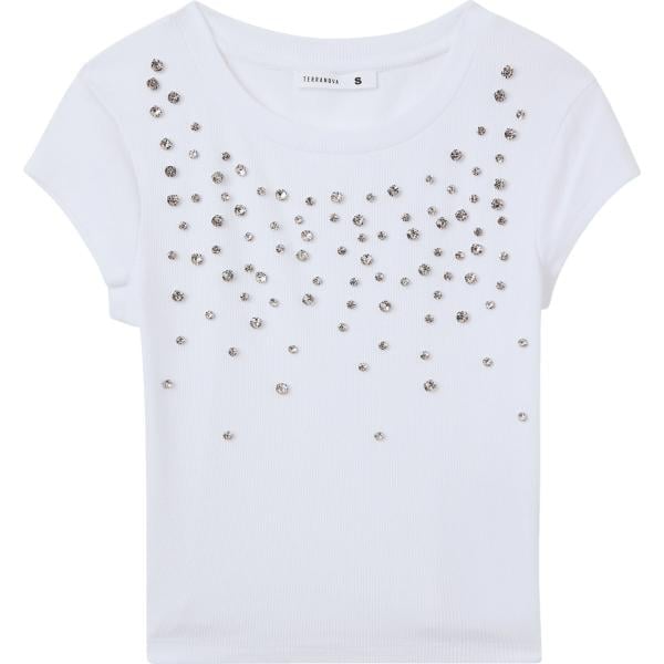 t-shirt Terranova bianco