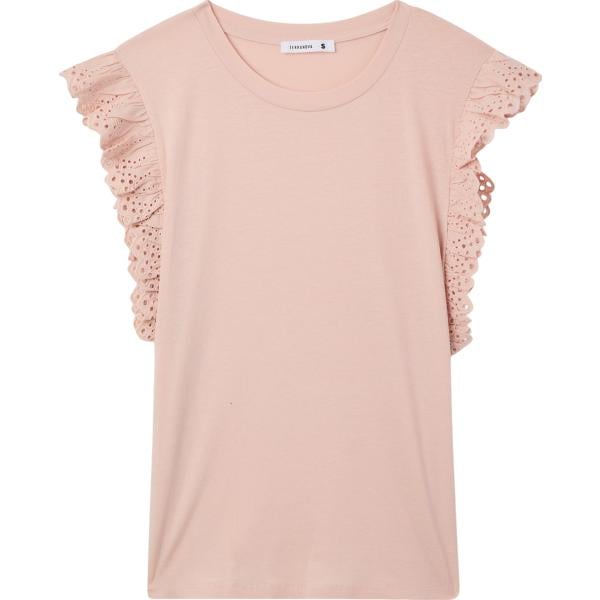 t-shirt Terranova marrone tinta unita