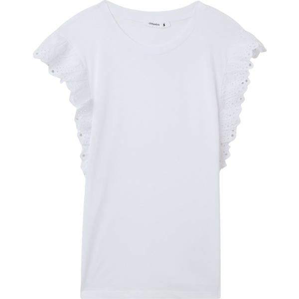 t-shirt Terranova bianco tinta unita