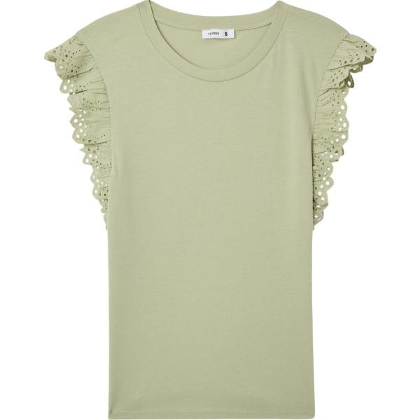 t-shirt Terranova marrone tinta unita