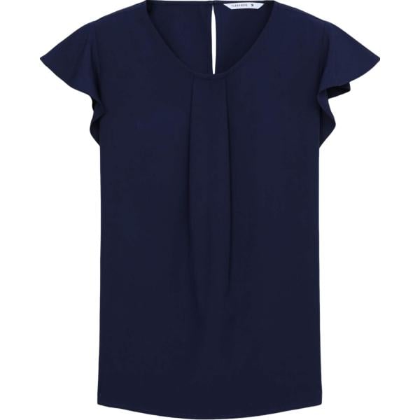 bluse Terranova blu tinta unita