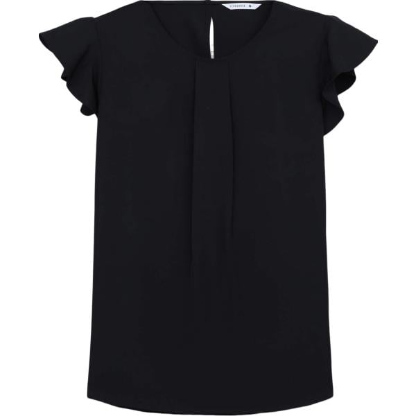 bluse Terranova nero tinta unita