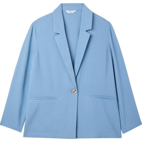 blazer Terranova blu tinta unita