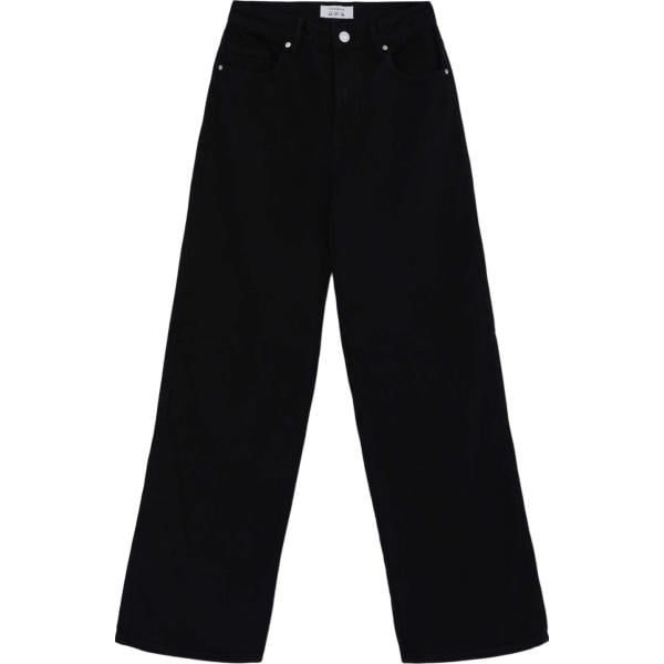 pantaloni Terranova nero tinta unita