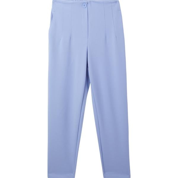 pantaloni chino Terranova blu tinta unita