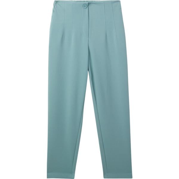 pantaloni chino Terranova verde tinta unita