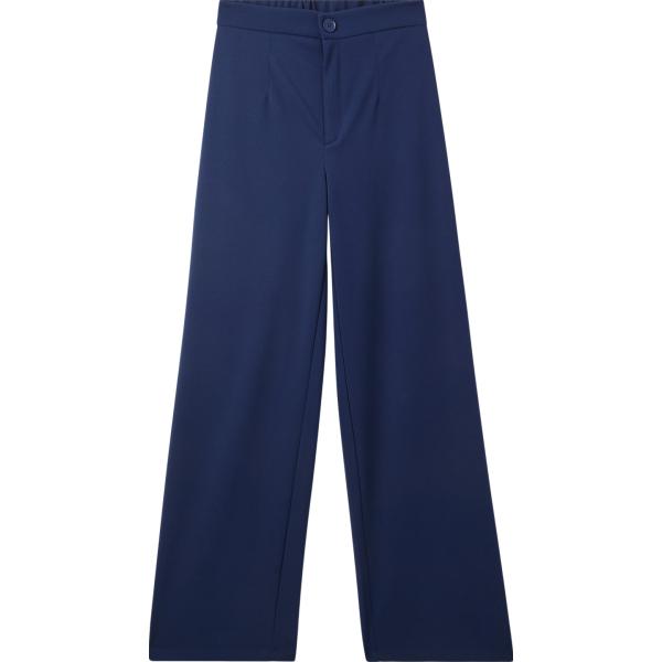 pantaloni Terranova blu tinta unita