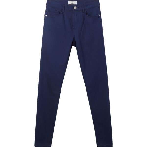 pantaloni Terranova blu tinta unita
