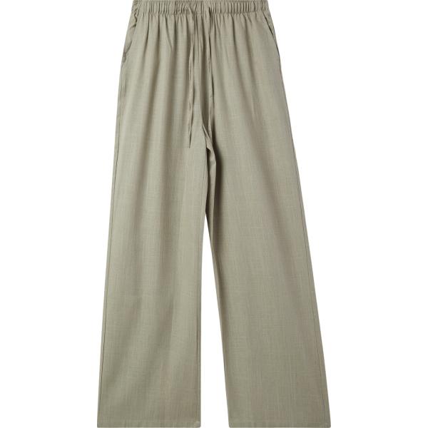 pantaloni Terranova marrone tinta unita