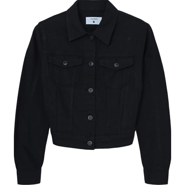 blazer Terranova nero tinta unita