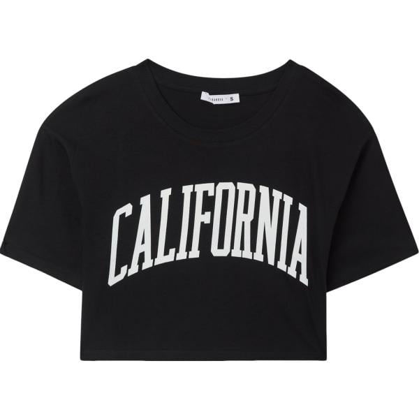 t-shirt Terranova nero con stampe