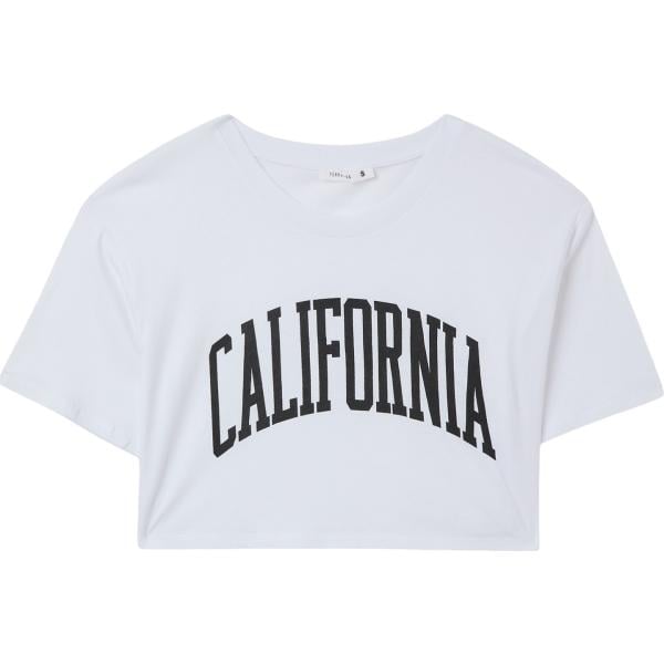 t-shirt Terranova bianco con stampe