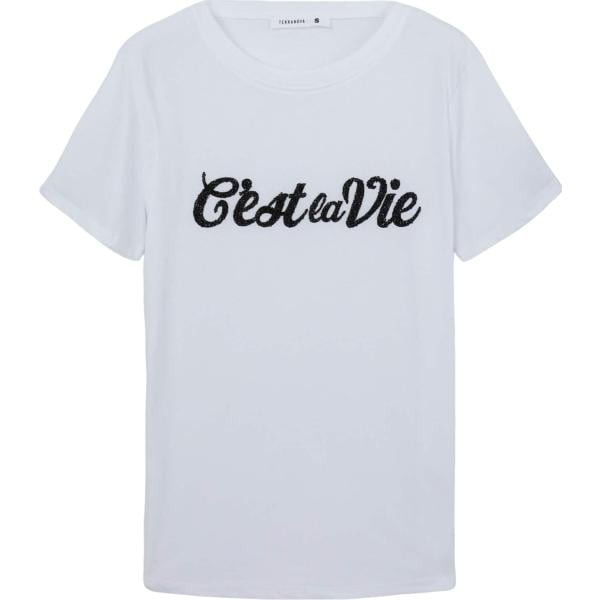 t-shirt Terranova bianco con stampe