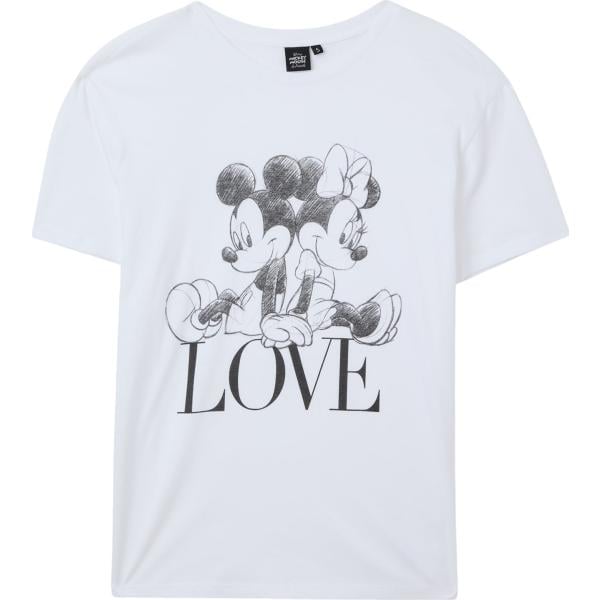 t-shirt Terranova bianco con stampe