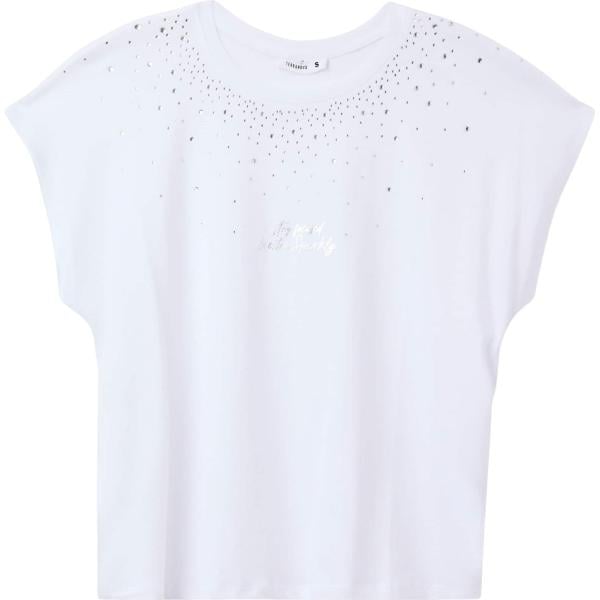 t-shirt Terranova bianco con stampe