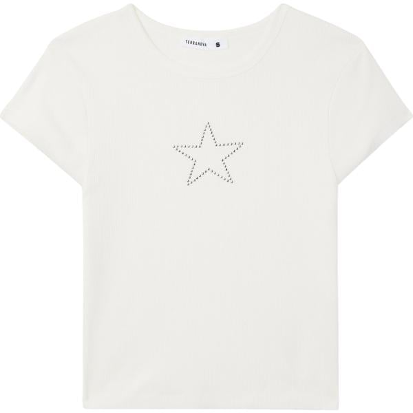 t-shirt Terranova bianco