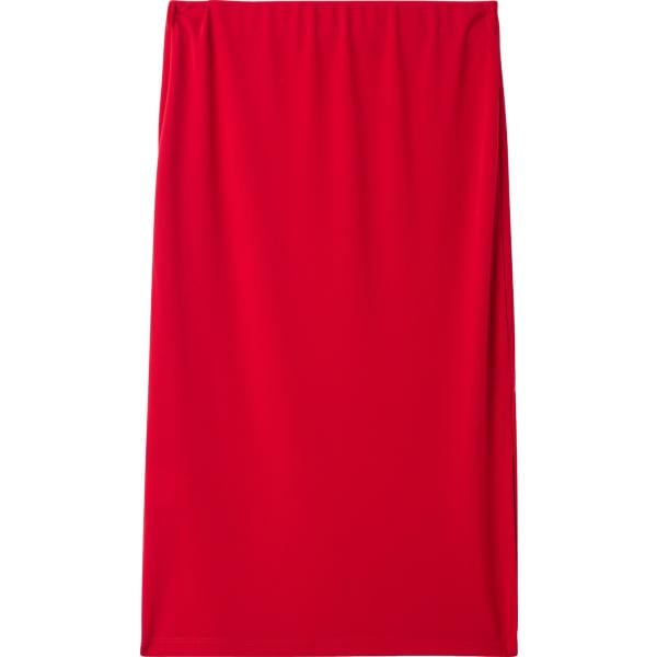 gonne longuette Terranova rosso tinta unita