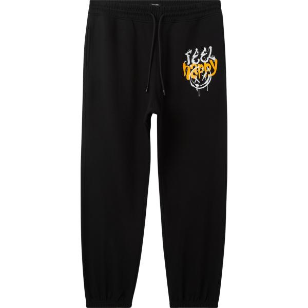 pantaloni Terranova nero con stampe