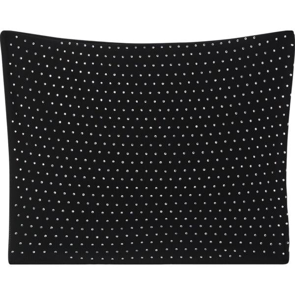 top Terranova nero tinta unita
