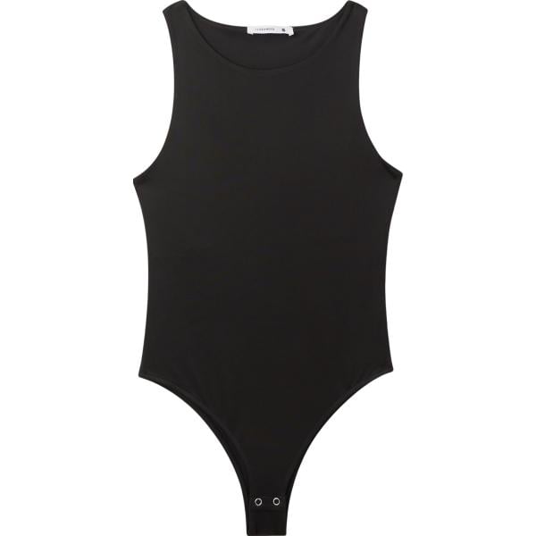 body Terranova nero tinta unita