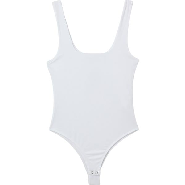 body Terranova bianco tinta unita