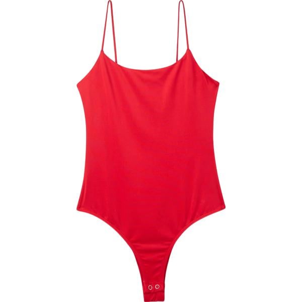 body Terranova rosso tinta unita