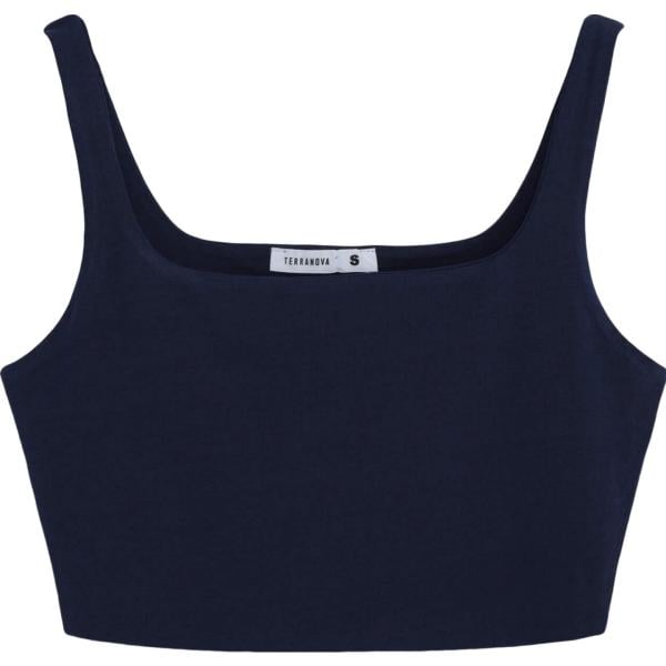 reggiseni Terranova blu tinta unita