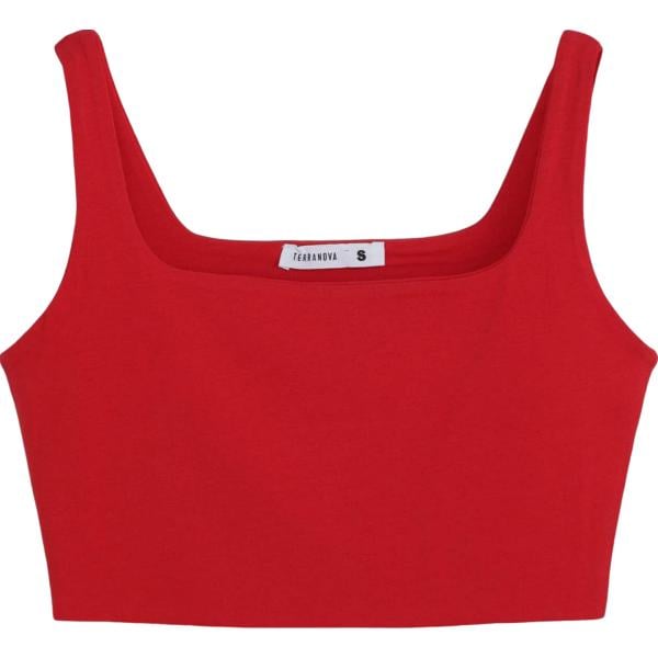 reggiseni Terranova rosso tinta unita