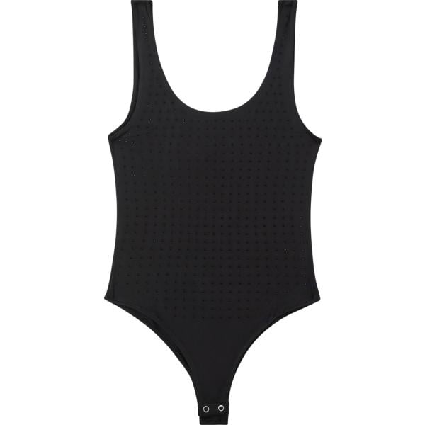 body Terranova nero tinta unita