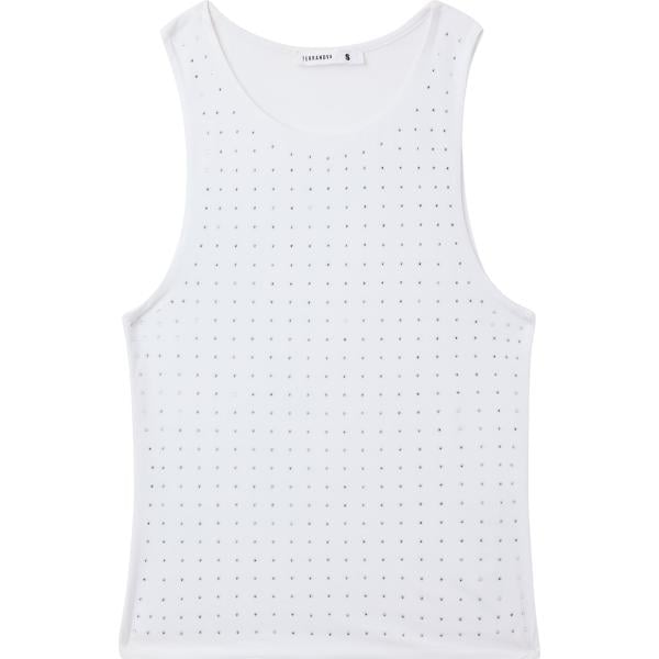 top Terranova bianco tinta unita