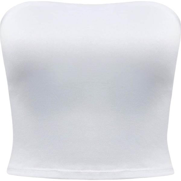 top Terranova bianco tinta unita