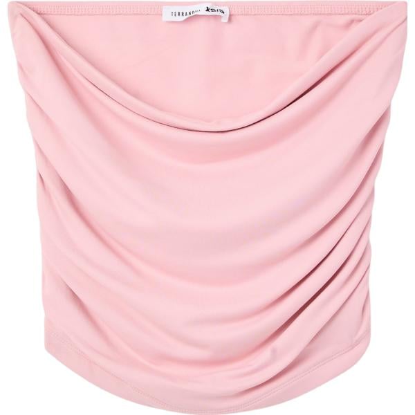 top Terranova rosa tinta unita