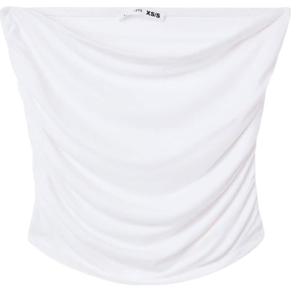 top Terranova bianco tinta unita